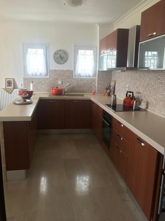 Schoenes Familienappartement In Pelekas, Corfu Mit Meerblick ภายนอก รูปภาพ