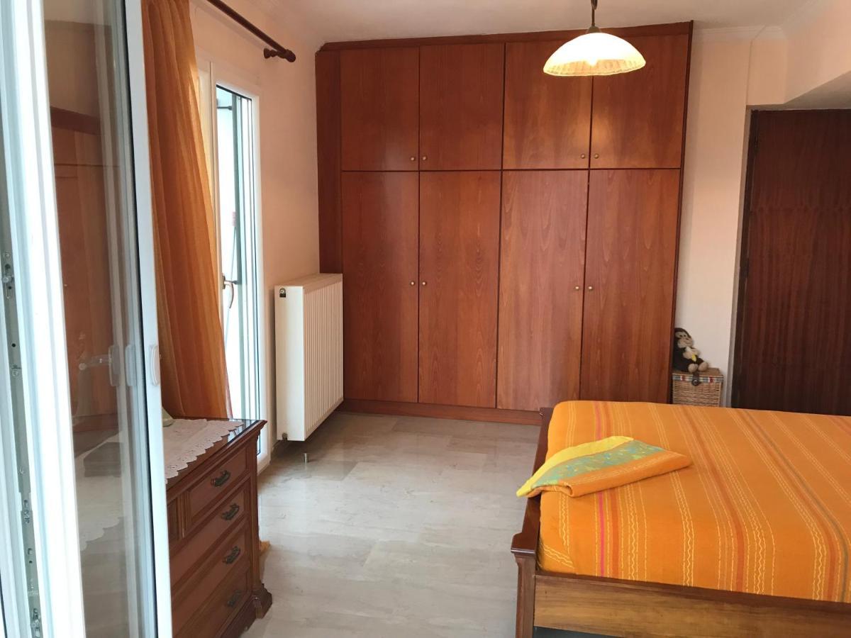 Schoenes Familienappartement In Pelekas, Corfu Mit Meerblick ภายนอก รูปภาพ